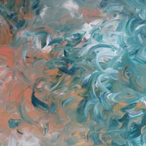 beautiful, colorful abstract astrological channeled painting