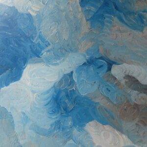 beautiful, colorful abstract astrological channeled painting