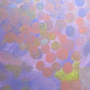 beautiful, colorful abstract astrological channeled painting