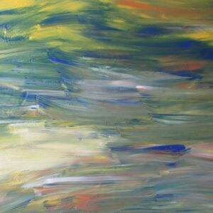 beautiful, colorful abstract astrological channeled painting