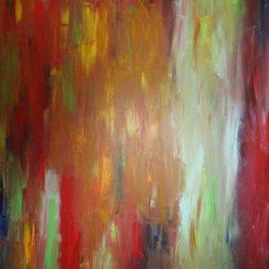 beautiful, colorful abstract astrological channeled painting