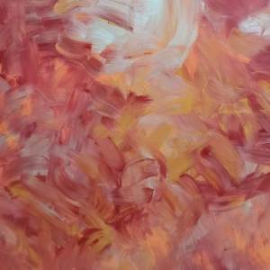 beautiful, colorful abstract astrological channeled painting