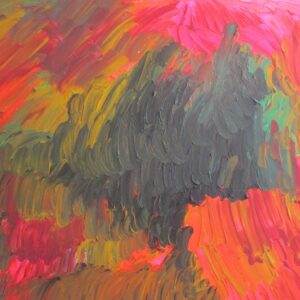 beautiful, colorful abstract astrological channeled painting